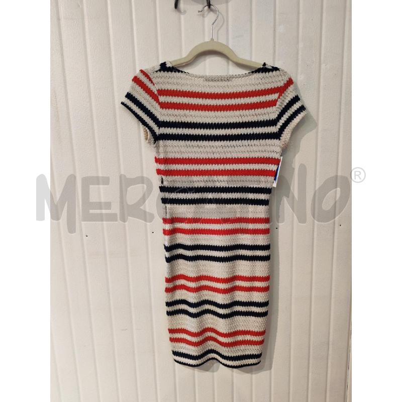 ABITO DONNA GUESS RIGHE BIANCHE ROSSE E BLU | Mercatino dell'Usato Mestre 4