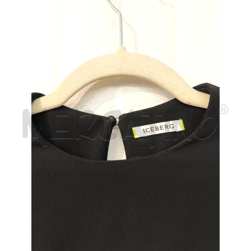 ABITO DONNA ICEBERG NERO CON CINTURA | Mercatino dell'Usato Mestre 2
