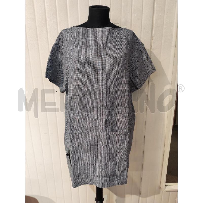 ABITO DONNA INTREND QUADRATINI BLU BIANCHI | Mercatino dell'Usato Mestre 1