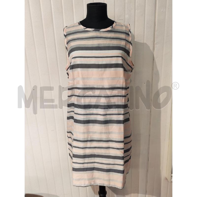 ABITO DONNA INTREND RIGHE ROSA BIANCHE | Mercatino dell'Usato Mestre 1