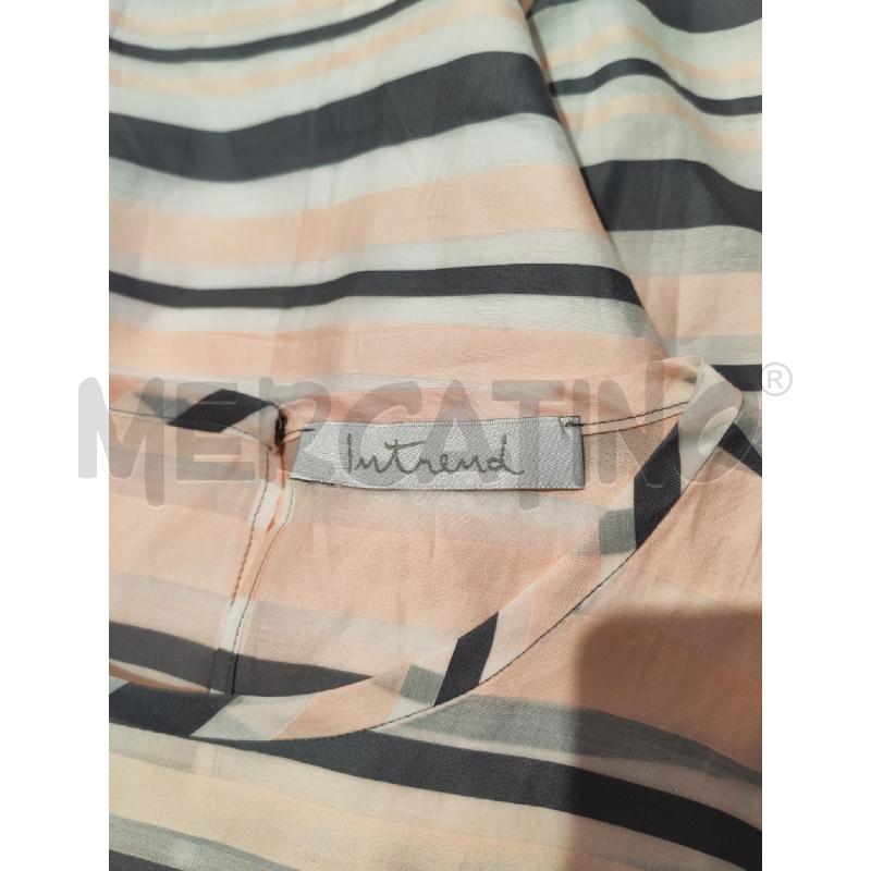 ABITO DONNA INTREND RIGHE ROSA BIANCHE | Mercatino dell'Usato Mestre 3