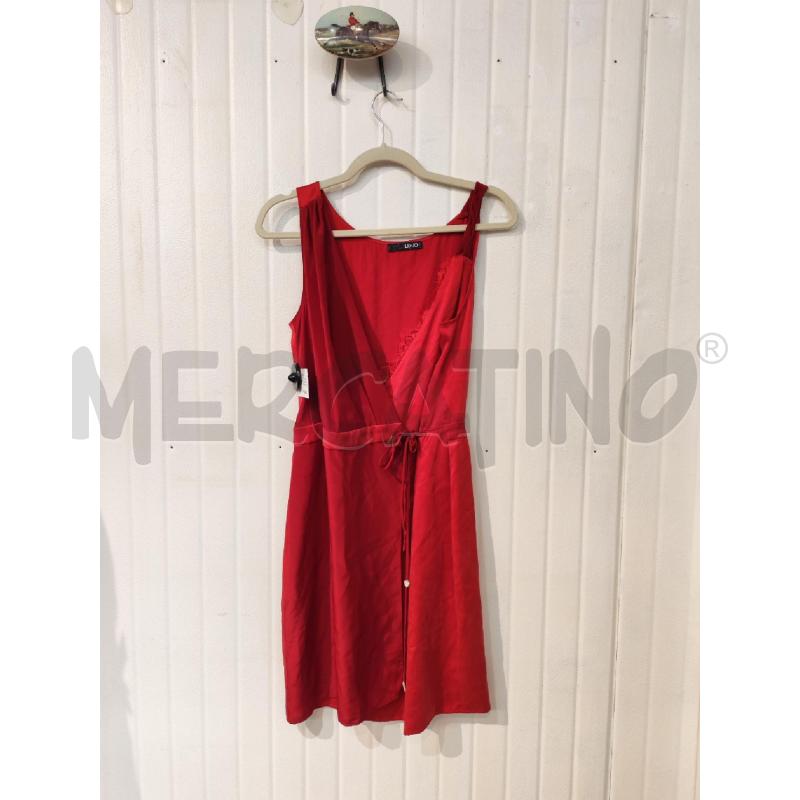 ABITO DONNA LIUJO SETA34 ROSSO A PORTAFOGLIO | Mercatino dell'Usato Mestre 1