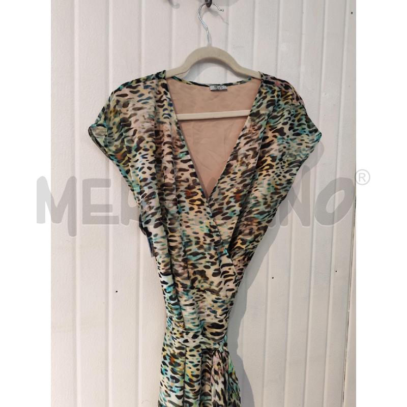 ABITO DONNA LIU JO LEOPARDATO VERDE ROSA GIALLO | Mercatino dell'Usato Mestre 3