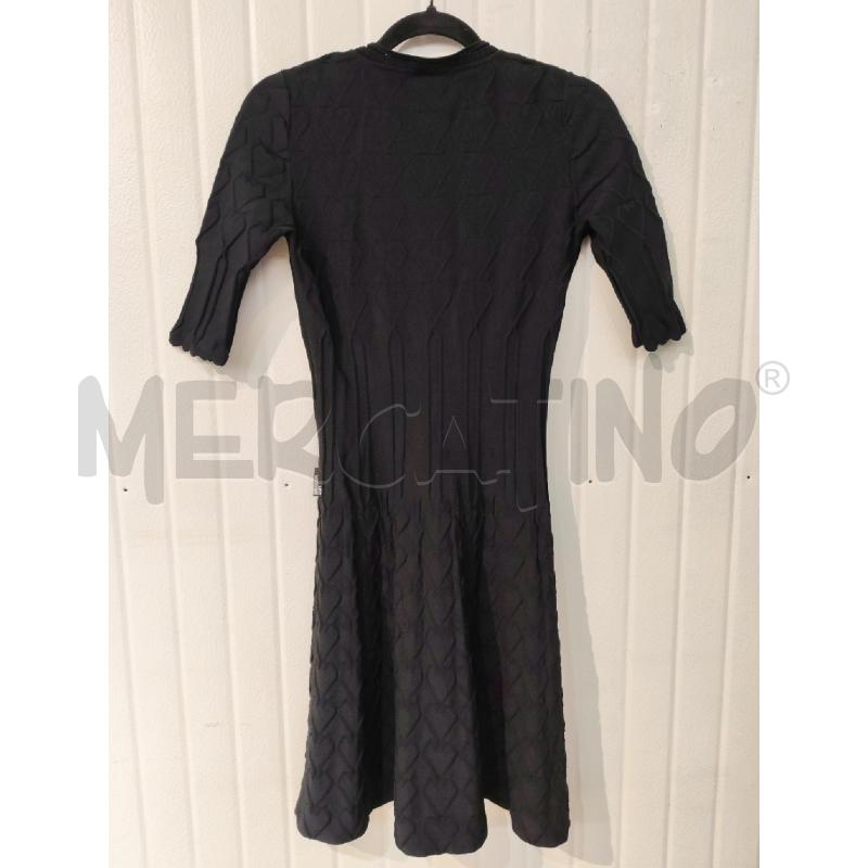ABITO DONNA LOVE MOSCHINO NERO MANICHE 3/4 | Mercatino dell'Usato Mestre 3