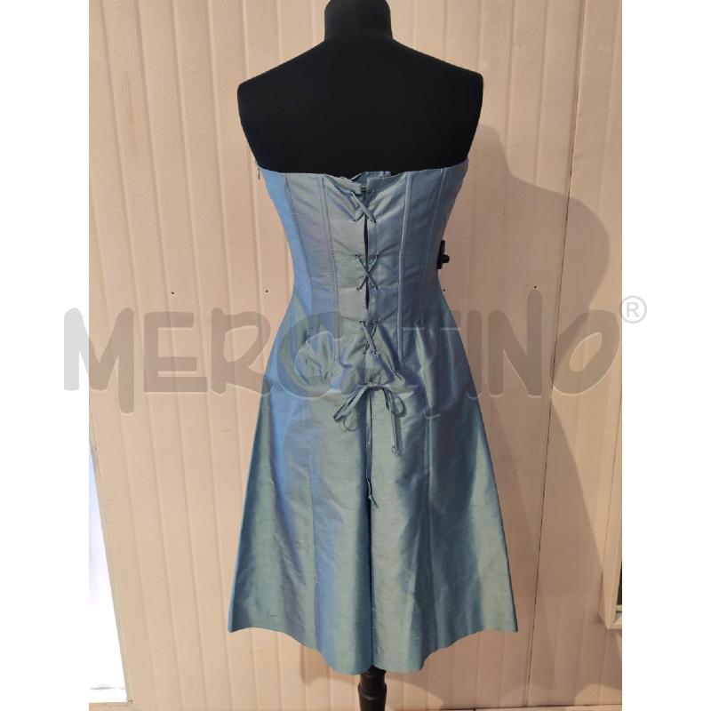 ABITO DONNA LUISA SPAGNOLI AZZURRO ROP SETA | Mercatino dell'Usato Mestre 2