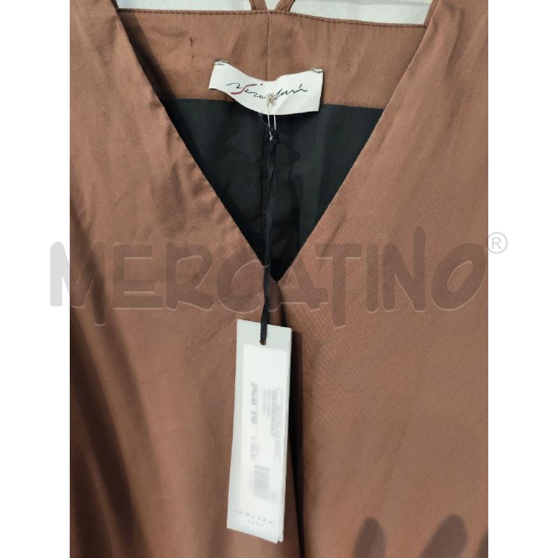 ABITO DONNA MALLONI MARRONE DOPPIE SPALLINE  | Mercatino dell'Usato Mestre 4