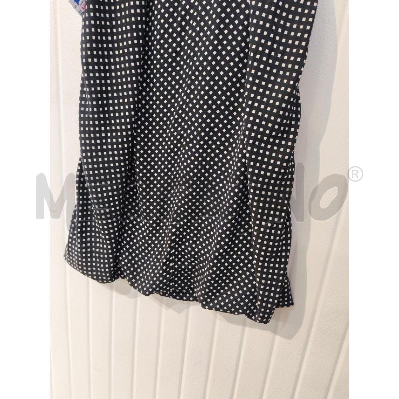 ABITO DONNA MANILE GRACE NERO QUADRETTI BIANCHI | Mercatino dell'Usato Mestre 2
