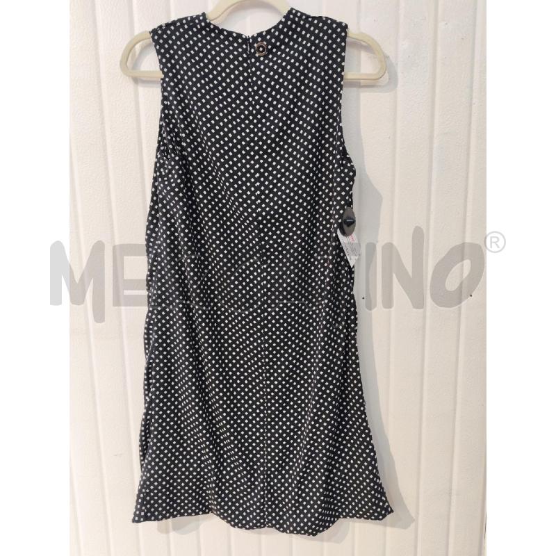 ABITO DONNA MANILE GRACE NERO QUADRETTI BIANCHI | Mercatino dell'Usato Mestre 3