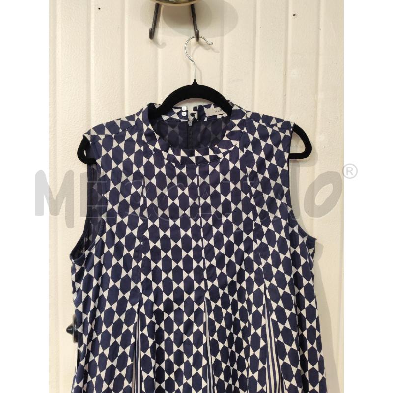 ABITO DONNA MARELLA FANTASIA BIANCA E BLU | Mercatino dell'Usato Mestre 2