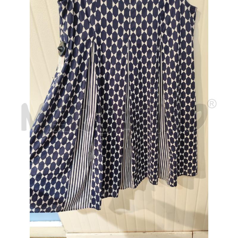 ABITO DONNA MARELLA FANTASIA BIANCA E BLU | Mercatino dell'Usato Mestre 4