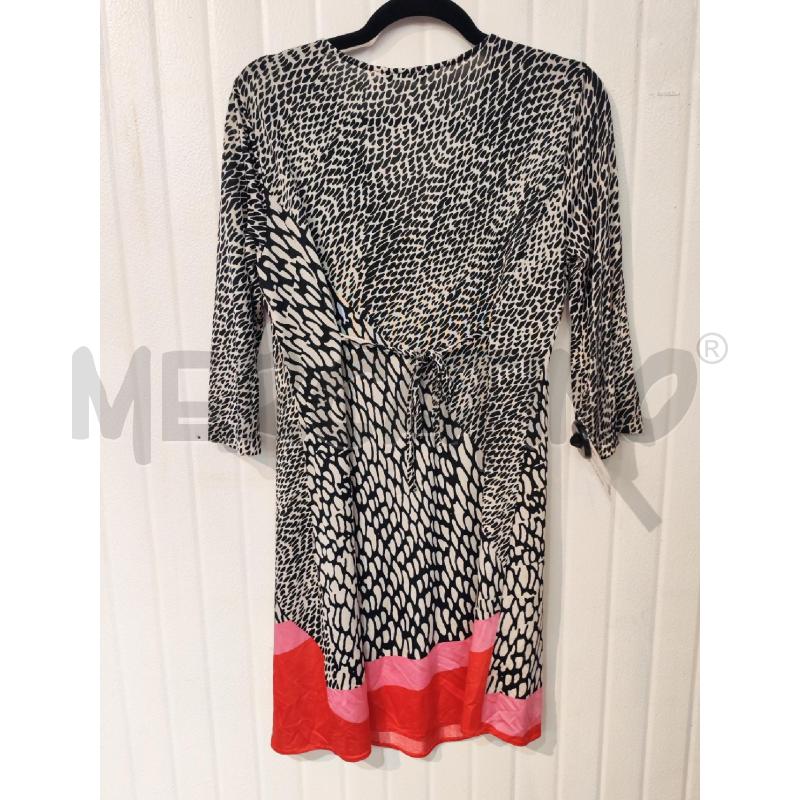 ABITO DONNA MARELLA LEOPARDATO FASCE ROSA ROSSE | Mercatino dell'Usato Mestre 3