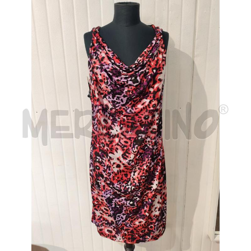 ABITO DONNA MARELLA LEOPARDATO ROSSO VIOLA | Mercatino dell'Usato Mestre 1