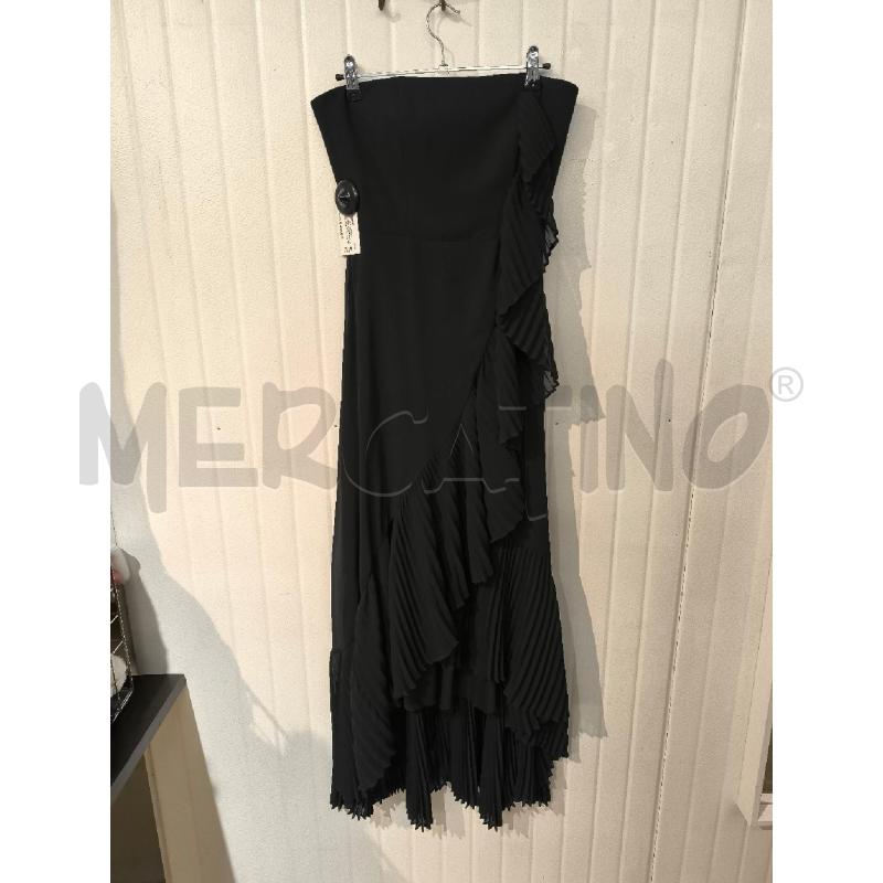 ABITO DONNA MARELLA NERO VOULANT PLISSETTATO | Mercatino dell'Usato Mestre 1