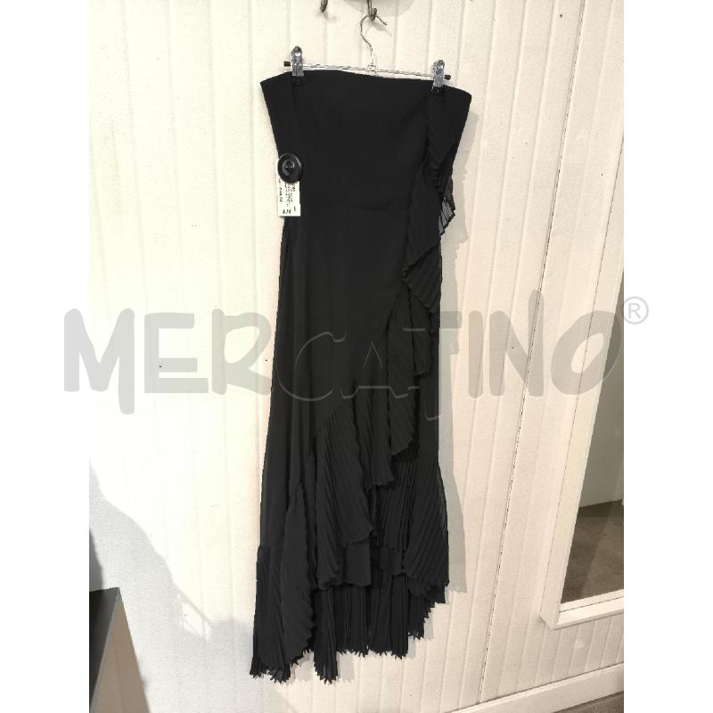 ABITO DONNA MARELLA NERO VOULANT PLISSETTATO | Mercatino dell'Usato Mestre 2