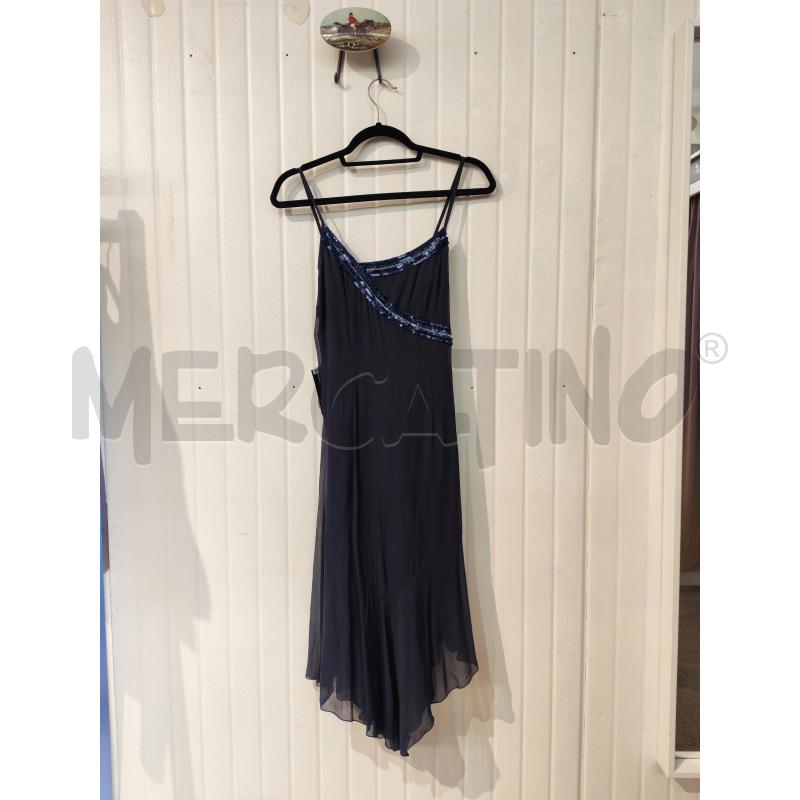 ABITO DONNA MAX&CO BLU CON PERLINE E PAILETTES | Mercatino dell'Usato Mestre 1