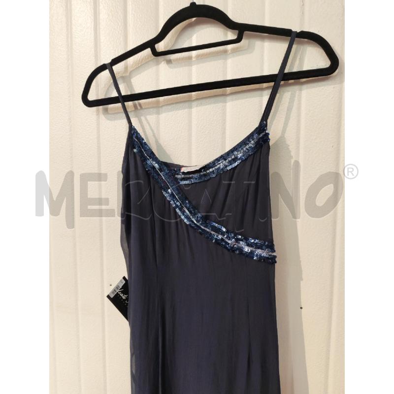 ABITO DONNA MAX&CO BLU CON PERLINE E PAILETTES | Mercatino dell'Usato Mestre 3