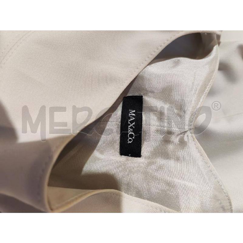 ABITO DONNA MAX&CO GRIGIO CHIARO CON FIOCCO DIETRO | Mercatino dell'Usato Mestre 5