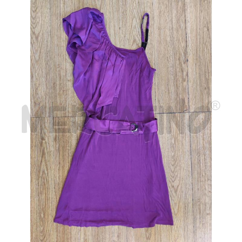 ABITO DONNA MAX&CO VIOLA SPALLA VOLANT | Mercatino dell'Usato Mestre 1