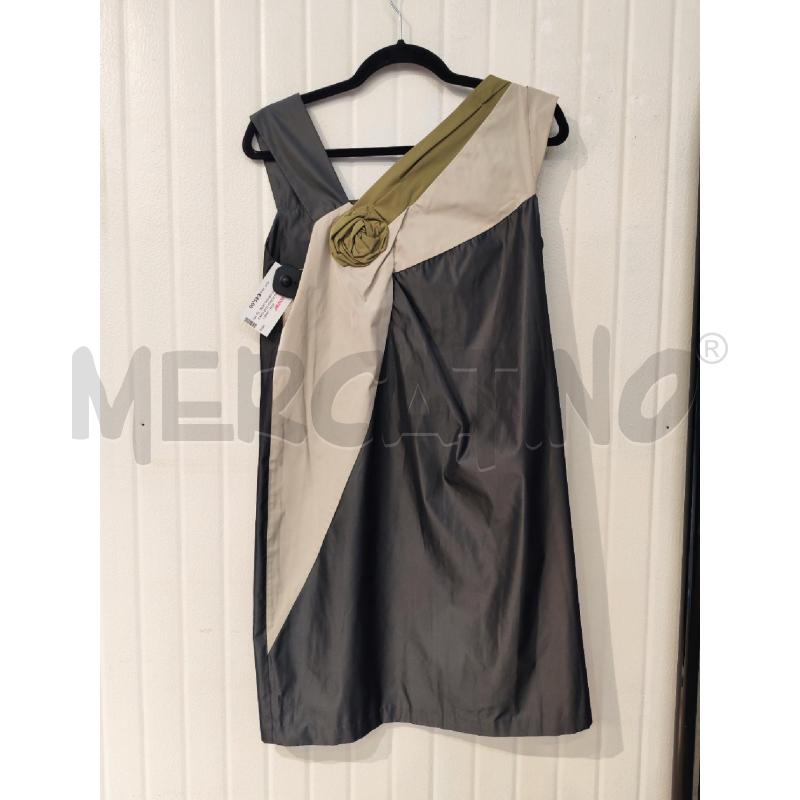 ABITO DONNA MAX MARA NERO GRIGIO VERDE FIORE  | Mercatino dell'Usato Mestre 1