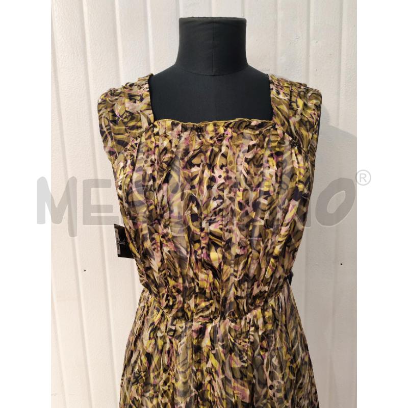 ABITO DONNA MAX MARA VERDE SETA CON STOLA NERA | Mercatino dell'Usato Mestre 2