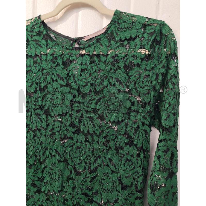 ABITO DONNA OLIVIA HOPS VERDE BOTTIGLA PIZZO RICAMO | Mercatino dell'Usato Mestre 2