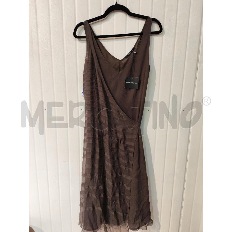 ABITO DONNA PENNY BLACK MARRONE SETA | Mercatino dell'Usato Mestre 1