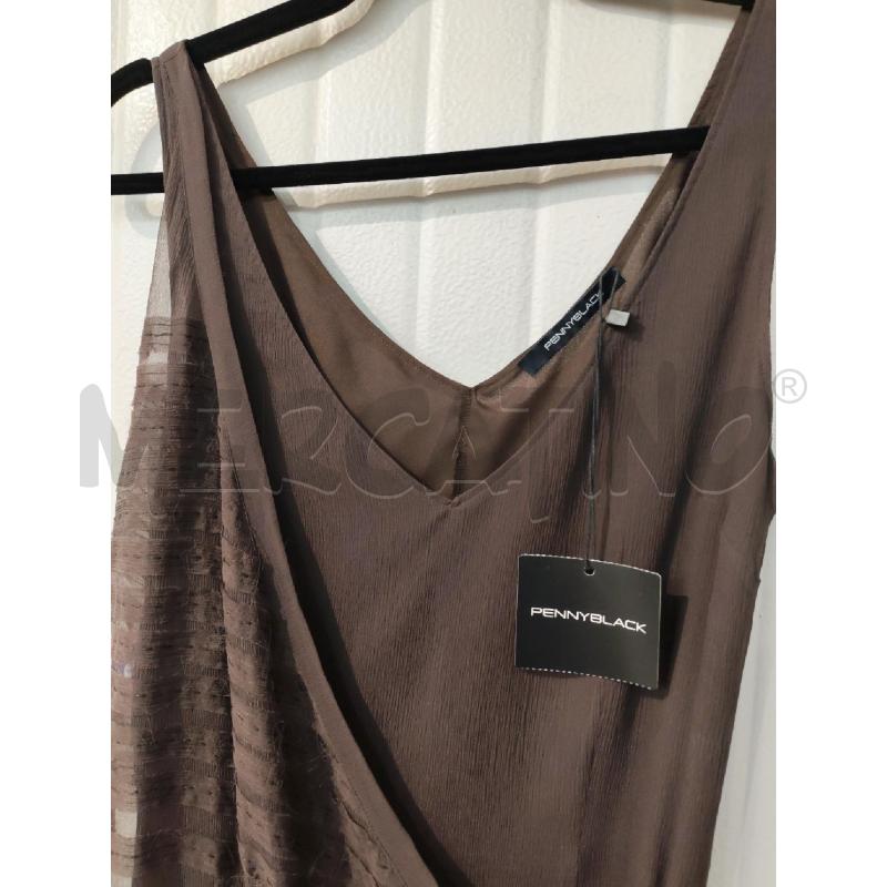 ABITO DONNA PENNY BLACK MARRONE SETA | Mercatino dell'Usato Mestre 2