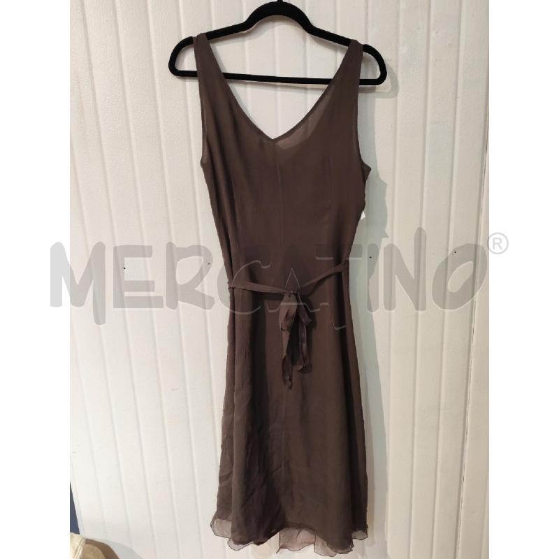 ABITO DONNA PENNY BLACK MARRONE SETA | Mercatino dell'Usato Mestre 3