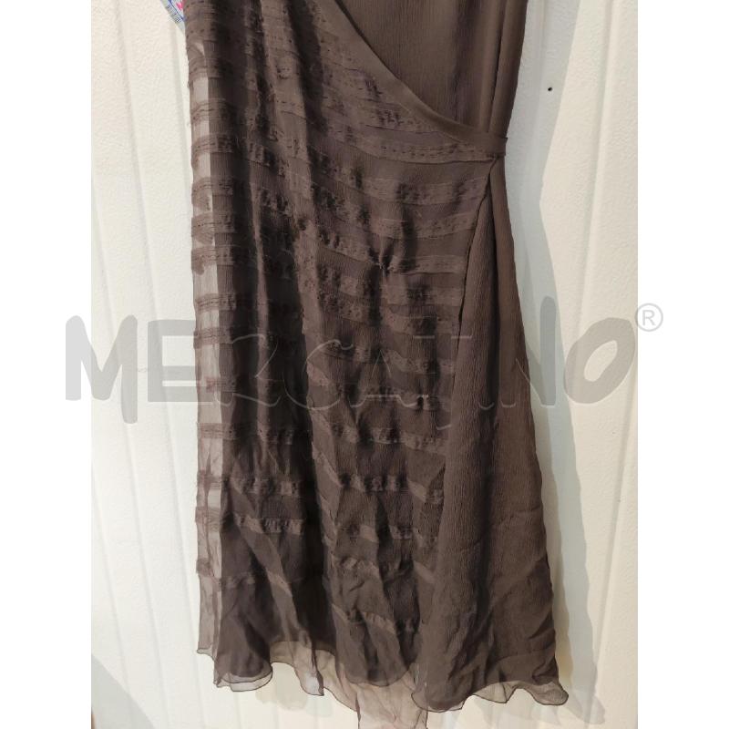 ABITO DONNA PENNY BLACK MARRONE SETA | Mercatino dell'Usato Mestre 4