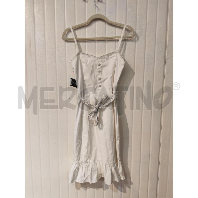ABITO DONNA PEPE JEANS BIANCO CON CINTURA | Mercatino dell'Usato Mestre 1