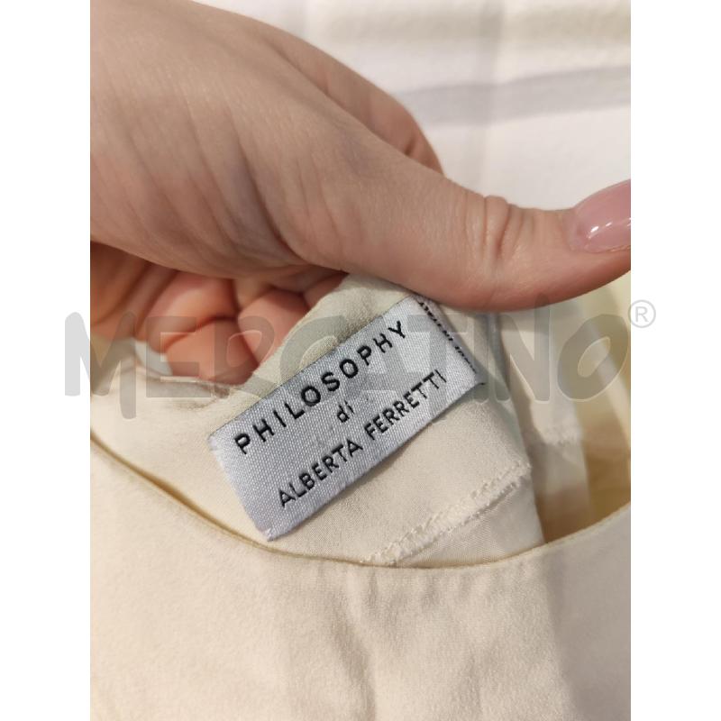 ABITO DONNA PHILOSOPHY ALBERTA FERRETTI CREMA | Mercatino dell'Usato Mestre 2