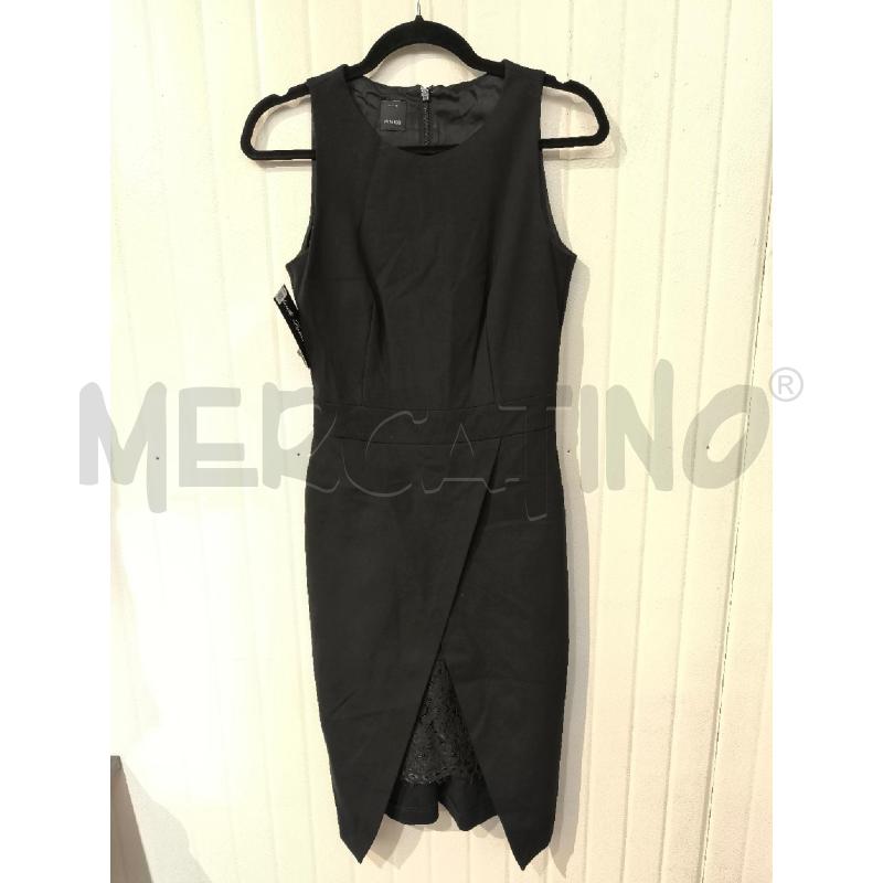 ABITO DONNA PINKO NERO CON PIZZO SULLO SPACCO | Mercatino dell'Usato Mestre 1