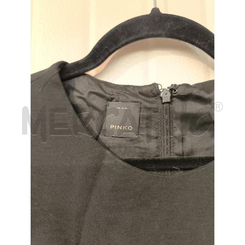 ABITO DONNA PINKO NERO CON PIZZO SULLO SPACCO | Mercatino dell'Usato Mestre 2