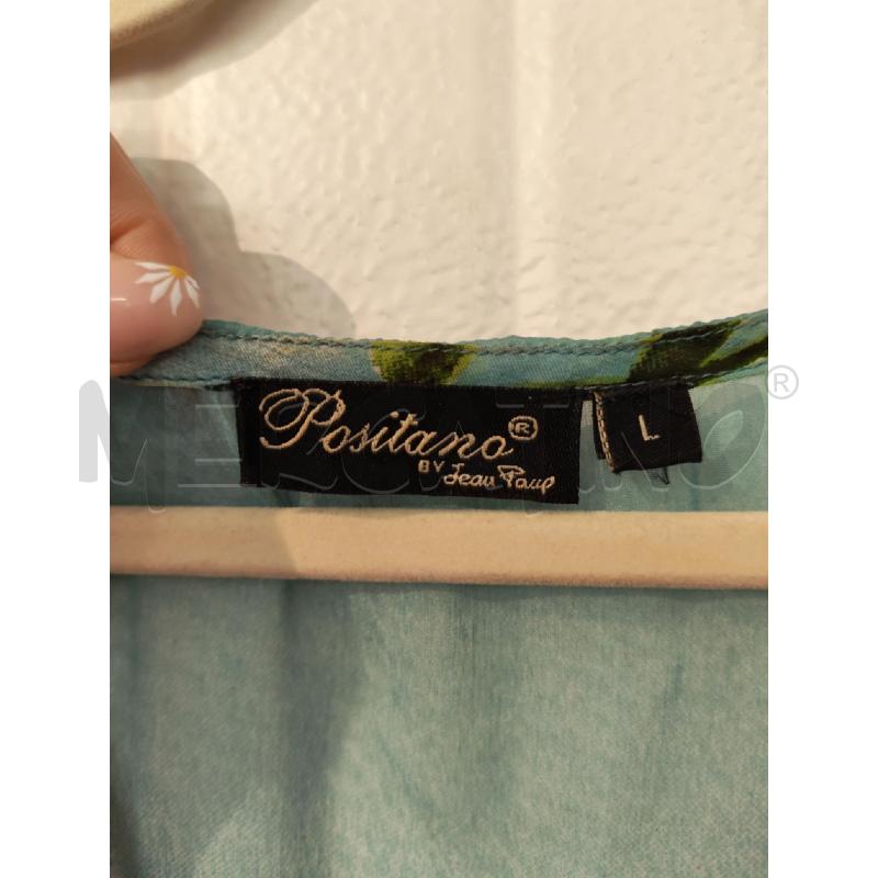 ABITO DONNA POSITANO AZZURRO FIORI STRASS | Mercatino dell'Usato Mestre 3