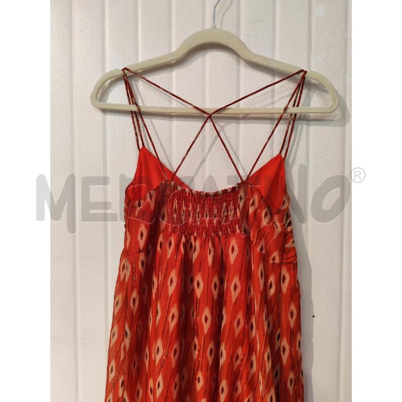 ABITO DONNA PROMOD ARANCIONE LUNGO SPALLINE INCROCIATE | Mercatino dell'Usato Mestre 4