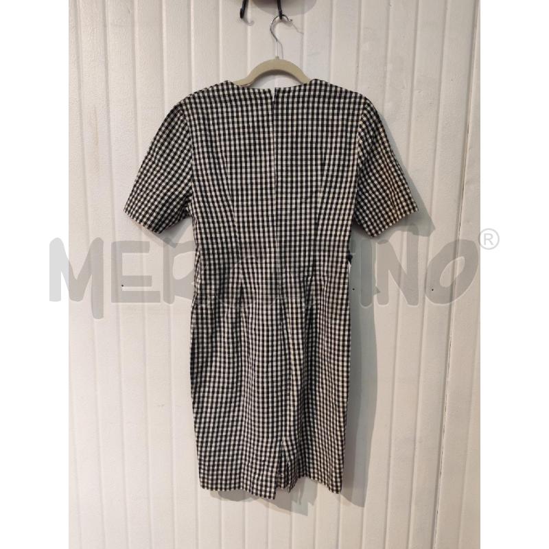 ABITO DONNA QUADRETTI VICHY BIANCO E NERO | Mercatino dell'Usato Mestre 3