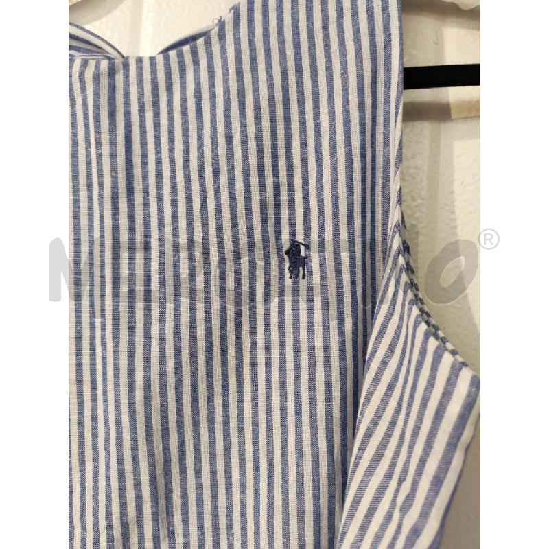 ABITO DONNA RAFFY POLO RIGHE BIANCHE AZZURRE | Mercatino dell'Usato Mestre 2