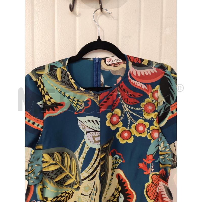 ABITO DONNA RED VALENTINO BLU FANTASIA VERDE | Mercatino dell'Usato Mestre 2