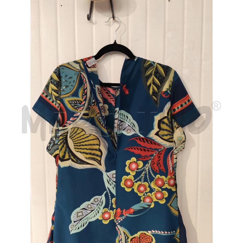 ABITO DONNA RED VALENTINO BLU FANTASIA VERDE | Mercatino dell'Usato Mestre 4
