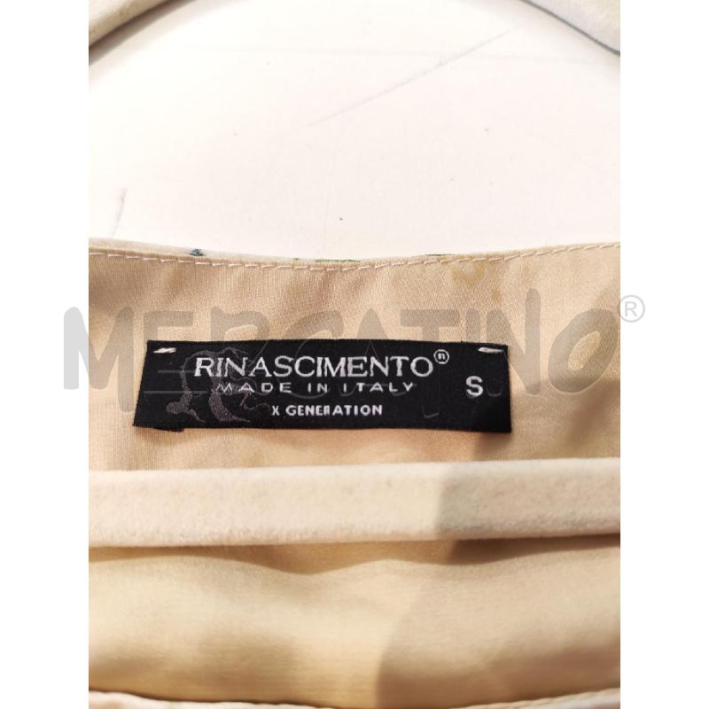 ABITO DONNA RINASCIMENTO BIANCO FIORI ROSA  | Mercatino dell'Usato Mestre 2