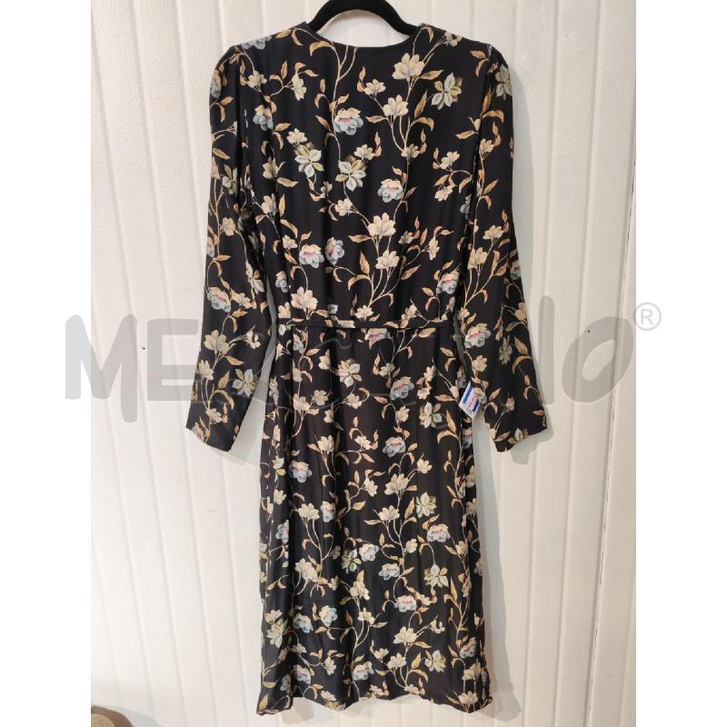 ABITO DONNA SEVENTY NERO CON FIORI SETA | Mercatino dell'Usato Mestre 4