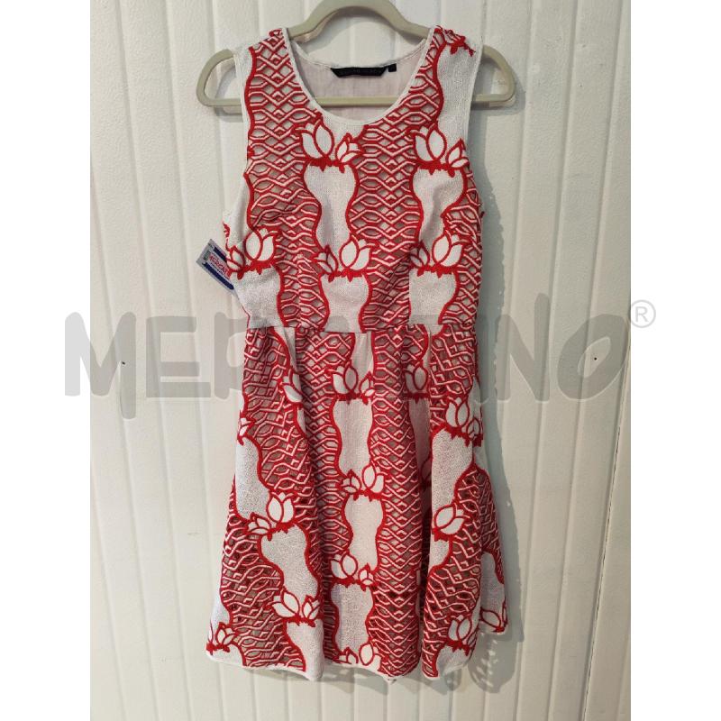 ABITO DONNA SILVIAN HEACH BAINCO RICAMI ROSSI | Mercatino dell'Usato Mestre 1