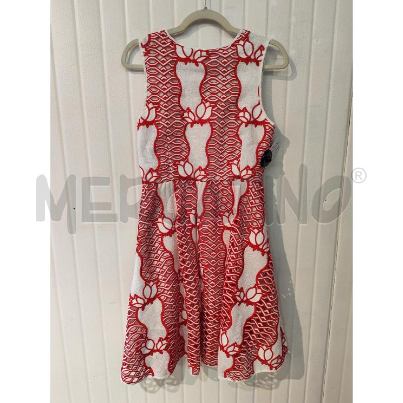 ABITO DONNA SILVIAN HEACH BAINCO RICAMI ROSSI | Mercatino dell'Usato Mestre 4