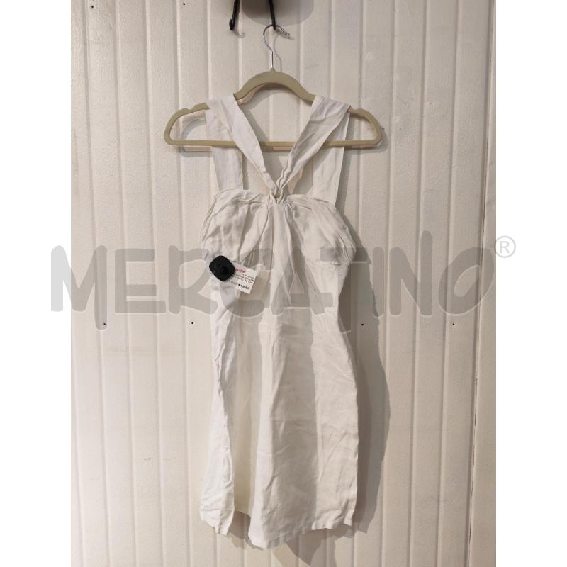 ABITO DONNA SISLEY BIANCO CORTO  | Mercatino dell'Usato Mestre 1
