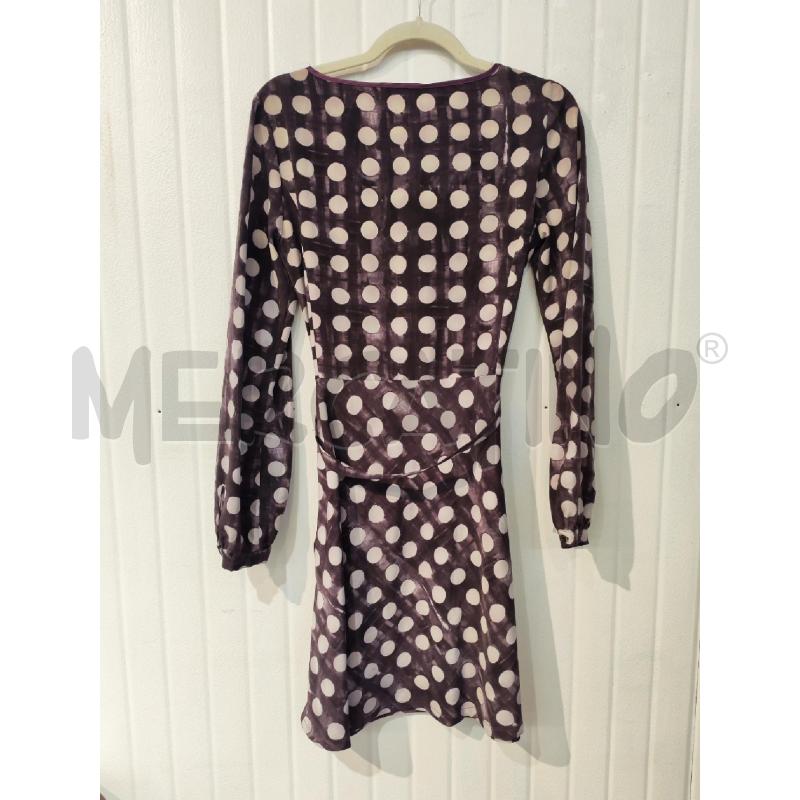 ABITO DONNA SISLEY VIOLA CERCHI BIANCHI | Mercatino dell'Usato Mestre 5