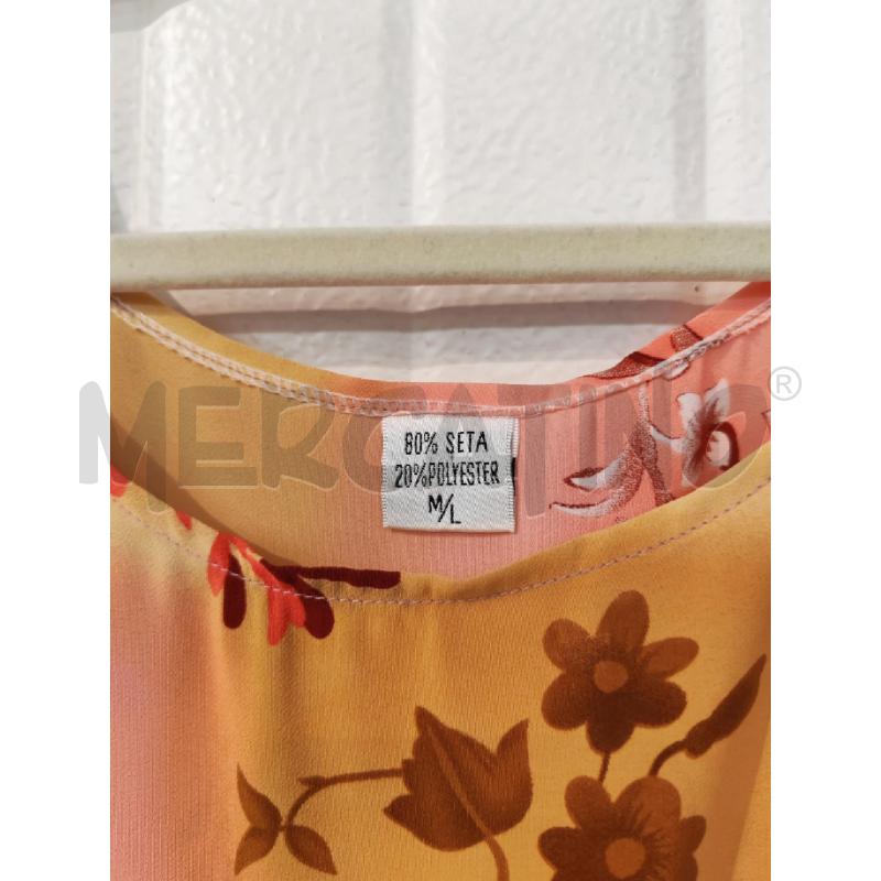 ABITO DONNA SM 80% SETA ROSA BEIGE | Mercatino dell'Usato Mestre 3