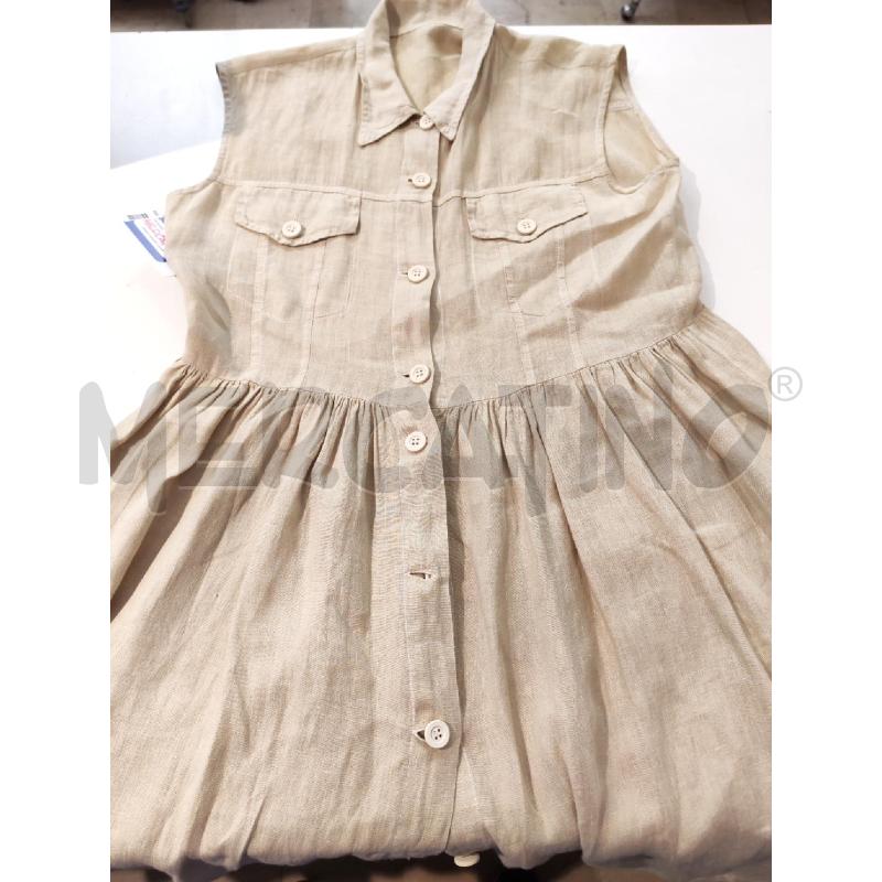 ABITO DONNA SM BEIGE BOTTONI  | Mercatino dell'Usato Mestre 1