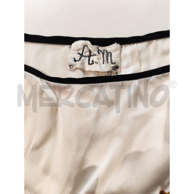 ABITO DONNA SM SARTORIALE BIANCO NERO FANTASIA VIOLA BEIGE | Mercatino dell'Usato Mestre 2