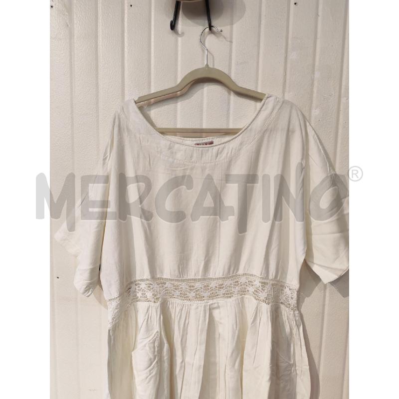 ABITO DONNA TALLY HO COLLECTION BIANCO RICAMATI | Mercatino dell'Usato Mestre 2