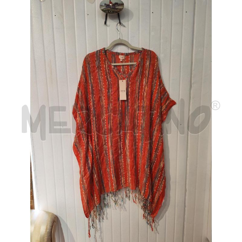 ABITO DONNA TOY G ARANCIONE RIGHINE AZZURRE DORATE | Mercatino dell'Usato Mestre 1